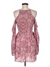 Mi ami 100% Polyester Paisley Pink Casual Dress Size M - photo 2