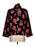 Kate Spade New York 100% Polyester Floral Black Blazer Size L - photo 2