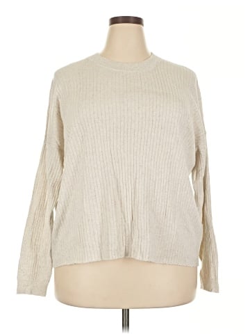 Madewell Plus Donegal Lawson Crop Pullover Sweater (view 1)