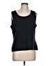 St. John Black Sleeveless Top Size L - photo 1
