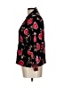 Kate Spade New York 100% Polyester Floral Black Blazer Size L - photo 5