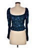 Zara Blue Long Sleeve Top Size M - photo 2