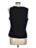 St. John Black Sleeveless Top Size L - photo 2