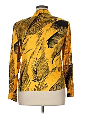 Carlisle Long Sleeve Silk Top (view 2)