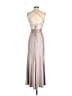 La Scala Silver Cocktail Dress Size XXS - photo 2