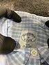 Brooks Brothers 100% Cotton Checkered-gingham Blue Short Sleeve Button-Down Shirt Size 12 - photo 3