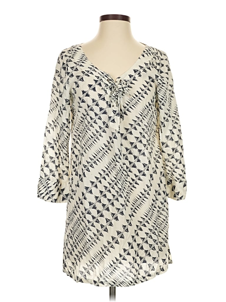 Pre-owned Joe Fresh 3/4 Sleeve Blouse In Ivory