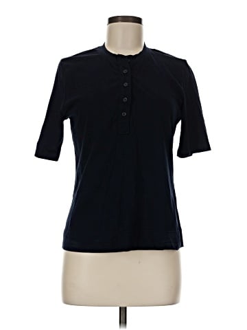 Banana Republic Factory Store Short Sleeve Henley (view 1)