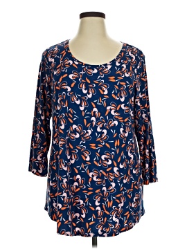 JM Collection 3/4 Sleeve Blouse (view 1)