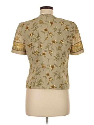 Halmode Petites Short Sleeve Blouse (view 2)