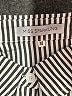 Miss Sparkling Stripes Silver Long Sleeve Button-Down Shirt Size M - photo 7