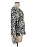 Donna Karan New York Animal Print Silver Jacket Size L - photo 4