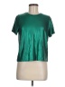 Porridge Metallic Green Short Sleeve Top Size Med (2) - photo 1