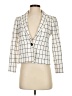 J.Crew Checkered-gingham Ivory Blazer Size 0 - photo 1