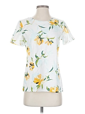 Ann Taylor Factory Short Sleeve T-Shirt (view 1)