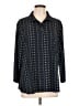 Van Heusen 100% Polyester Polka Dots Black 3/4 Sleeve Blouse Size XL - photo 1