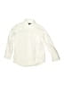 Lands' End 100% Cotton Solid Ivory Long Sleeve Button-Down Shirt Size 8 - photo 1