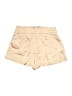Shein Chevron-herringbone Gold Khaki Shorts Size 8 - 10 - photo 2