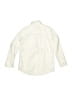 Lands' End 100% Cotton Solid Ivory Long Sleeve Button-Down Shirt Size 8 - photo 2