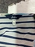 Joules 100% Polyester Stripes Floral White Poncho One size - photo 7