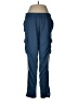 Adidas 100% Polyester Blue Cargo Pants Size M - photo 1