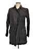 Eileen Fisher Gray Trenchcoat Size L (petite) - photo 1