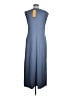 Grecerelle Solid Gray Casual Dress Size M - photo 2