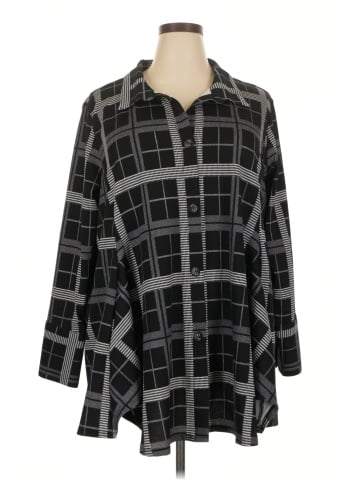 Attitudes by Renee 3/4 Sleeve Blouse (view 1)