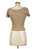 Jay Jacobs Tan Short Sleeve Top Size M - photo 2