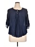 BCX Blue 3/4 Sleeve Blouse Size XL - photo 1