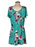 B.E. Stage Floral Teal Romper Size L - photo 2