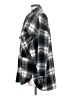 Zara Plaid Gray Fleece Size S - photo 5