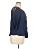 BCX Blue 3/4 Sleeve Blouse Size XL - photo 4