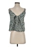 Shein Green Sleeveless Blouse Size 4 - photo 1