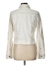 Free People 100% Cotton Solid Ivory Jacket Size L - photo 2