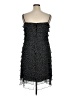 Talbots 100% Silk Polka Dots Black Cocktail Dress Size 14 - photo 2