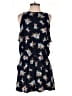 Ann Taylor LOFT 100% Rayon Floral Blue Romper Size M - photo 1
