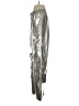 Murci Metallic Silver Cargo Pants Size 4 - photo 5