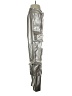 Murci Metallic Silver Cargo Pants Size 4 - photo 4