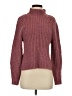 Leith Tweed Burgundy Turtleneck Sweater Size S - photo 1