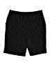 IZOD Stripes Black Shorts Size 8 - photo 2