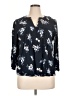 Style&Co Blue 3/4 Sleeve Blouse Size XL - photo 1
