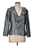 Armani Collezioni Metallic Gray Blazer Size EU (IT) 48 / US 12 - photo 1