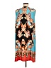 JBS Paisley Blue Cocktail Dress Size L - photo 2