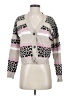 Candie's Animal Print Pink Cardigan Size S - photo 1