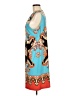 JBS Paisley Blue Cocktail Dress Size L - photo 5