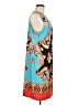 JBS Paisley Blue Cocktail Dress Size L - photo 4