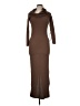Lumiere 100% Polyester Brown Casual Dress Size M - photo 1