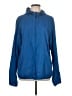 Uniqlo 100% Polyester Solid Blue Windbreaker Size L - photo 1