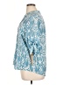 Ruby Rd. Blue 3/4 Sleeve Button-Down Shirt Size XL - photo 5